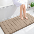 OLANLY Memory Foam Long Bathroom Rugs Runner 47x24, Super Soft Absorbent Bath by OLANLY