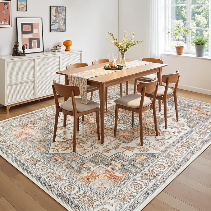 Lessymo 9×12 Area Rugs Washable - Image 6
