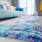 PAGISOFE Adorable Furry Rainbow Rugs - Image 3