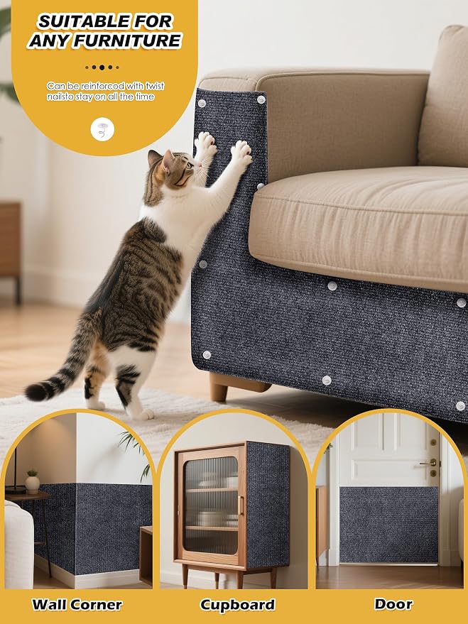 2PCS 39.4"x15.8" Cat Scratch Furniture Protector - Image 6
