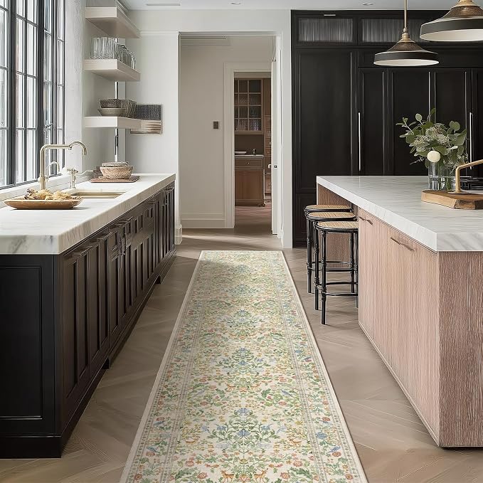 Washable Runners for Hallways Kitchen Rug: 2'x10' Runner Rugs Stain Resistant - Image 6