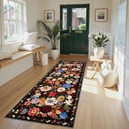 Espresso Rug for Hallways Kitchen Rug 2x8, Non Slip Washable Rugs - Image 2