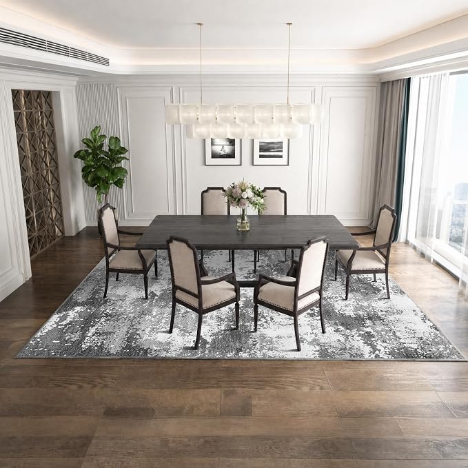 Washable Rug 9x12 Area Rugs for Living Room Bedroom Carpet, Dining Room Table - Image 2