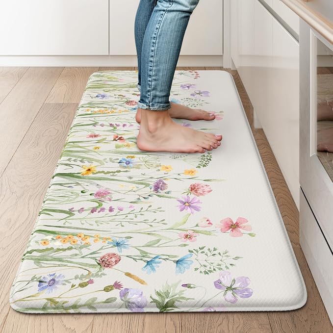 KIMODE Anti Fatigue Mats for Kitchen Floor, Cushioned Kitchen Floor Mat Non Slip - Image 9