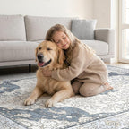 cotiled 8x10 Area Rug Machine Washable Vintage Carpet - Image 6