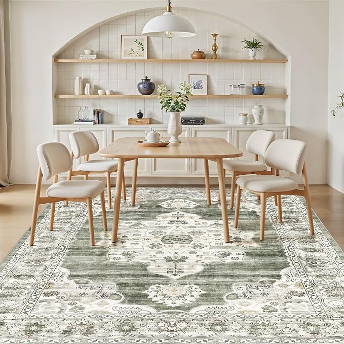 5x7 Washable Area Rug - Image 8
