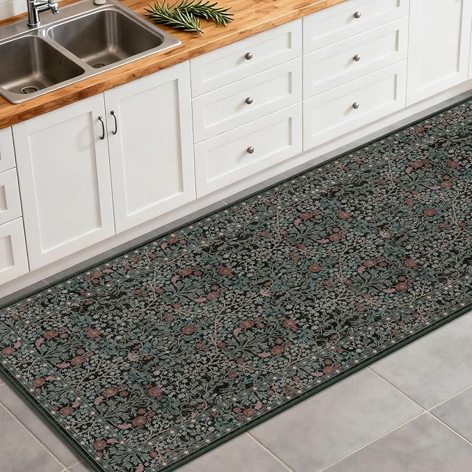 Washable 2' x 6' Runners for Hallways, Non Slip Long Floor Runner for Kitchen - Image 3