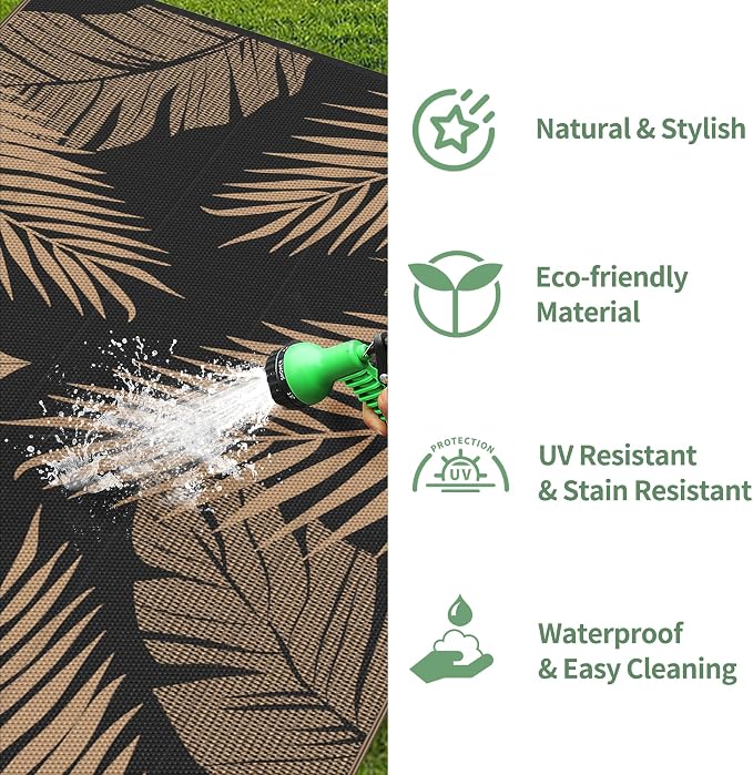GENIMO Outdoor Rug 2.5' x 8' Waterproof - Image 5