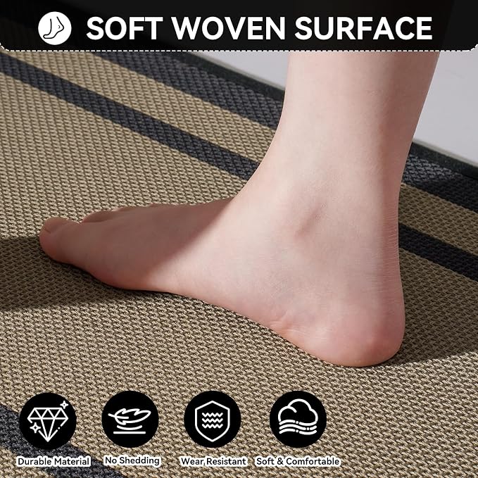 Kitchen Mat Non Slip, Washable Kitchen Rugs, Absorbent Kitchen Mats - Image 8