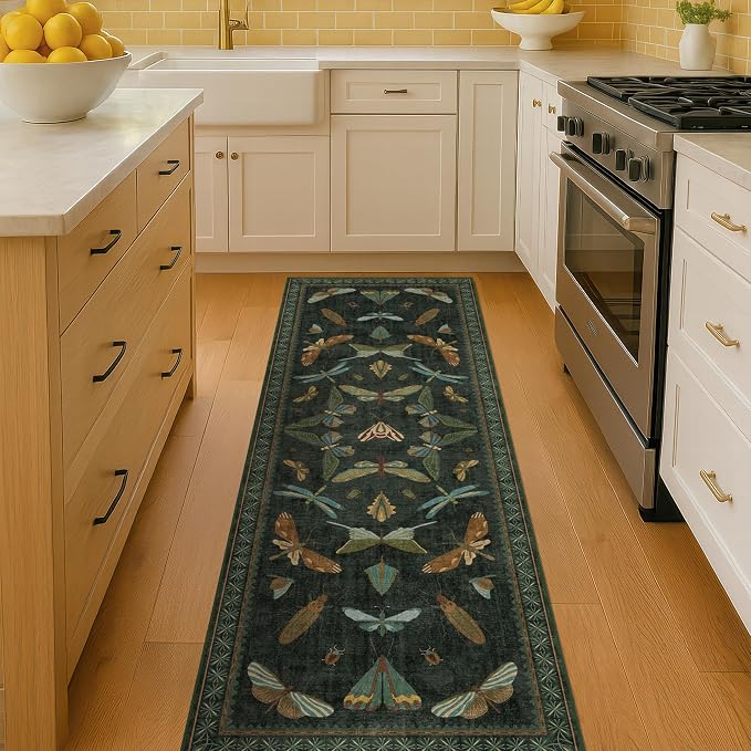 Hazo Haus Washable Insect 2x6 Runner Rug - Image 6