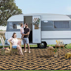 SAND MINE Reversible Mats, Plastic Straw Rug, Modern Area Rug, Large Floor Mat - Image 6