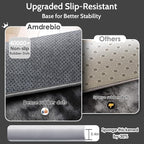 Amdrebio Tie-Dyed Dark Grey Round Area Rug 5Ft - Image 5