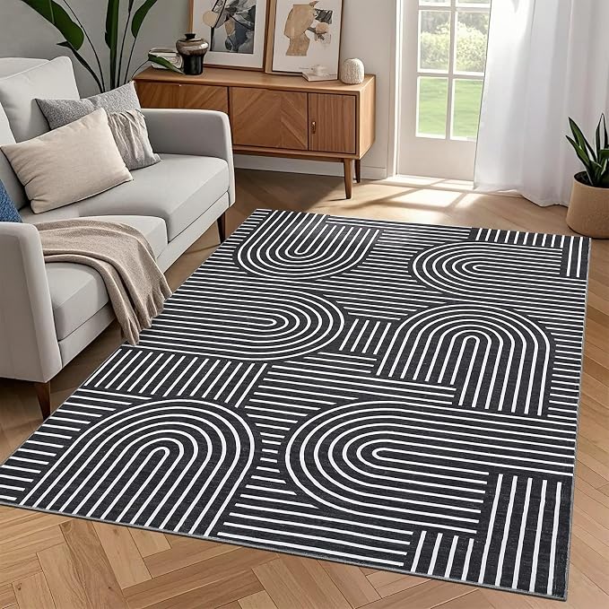 ROYHOME Washable Rug 3x5 Area Rugs by ROYHOME