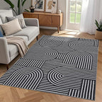 ROYHOME Washable Rug 3x5 Area Rugs by ROYHOME