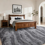 Area Rugs for Living Room, Tie-Dyed 5x7 Feet Soft Fluffy Shagg Plush Rug High - Image 2