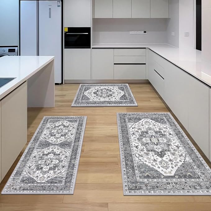 HEBE Boho Kitchen Rug Sets 3 Piece - Image 7