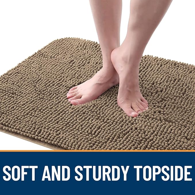 OLANLY Dog Door Mat for Muddy Paws 47x20, Absorbs Moisture and Dirt, Absorbent - Image 4
