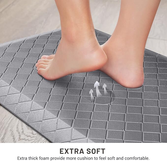 HappyTrends Kitchen Floor Mat Anti-Fatigue Kitchen Rug, Waterproof Non-Slip - Image 4
