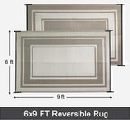 RURALITY Outdoor Rugs 6x9 Feet Waterproof - Image 2
