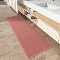 Upgraded Waffle Runner Rug Super Absorbent Non Slip Bath Mats by AMOAMI