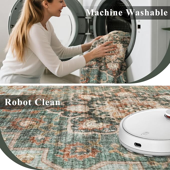 TOPRUUG Washable 10x13 Area Rug - Image 6