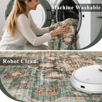 TOPRUUG Green Washable Entry Rug - Image 2