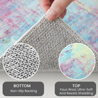 IOHOUZE Abstract Area Rugs 6x9 Ft Washable Rugs - Image 5