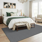 KOZYFLY Washable 5x7 Living Room Rug, Non Slip Woven Area Rugs, Braided Floor - Image 8