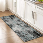 RELEANY Washable Area Rugs 2'x6' Non-Slip Modern Abstract Soft - Image 3