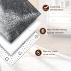 TWINNIS Super Soft Shaggy Rugs Fluffy Carpets, 6x9 Feet, Indoor Modern Plush - Image 2