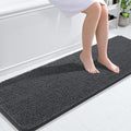 OLANLY Bathroom Runner Rugs 59x20, Soft Absorbent Chenille Bath Rugs, Rubber by OLANLY