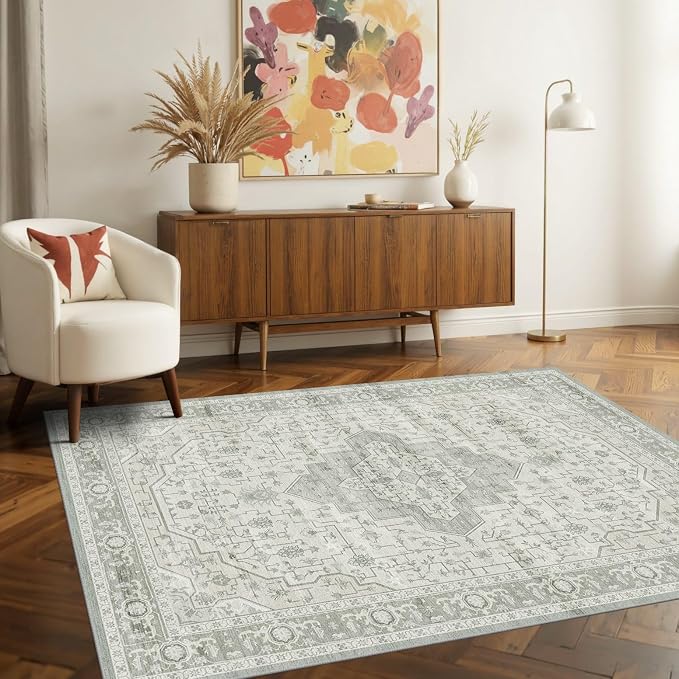 Rugxara Washable Area Rug for Living Room, Bedroom Kitchen - Image 2