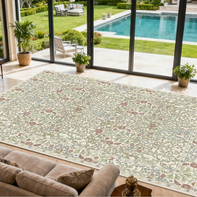 Area Rug for Living Room, 10x12 Large Washable Rugs for Dining Room, Non Slip by Unknown