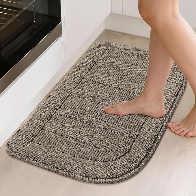 BEQHAUSE 30x18 Inch Kitchen Rug Mat Durable Kitchen Rugs Non-Slip Washable - Image 2