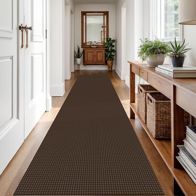 IOHOUZE Washable Runner Rug 3x12 Non Slip Rubber Backed Extra Long Hallway - Image 8