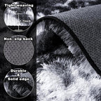 Area Rugs for Living Room 6x9, Ultra Soft Fluffy Rug for Bedroom, Modern Shaggy - Image 5