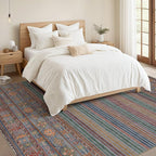 Nakagishi 9X12 Area Rugs Living Room: Washable Large Vintage Rug Neutral - Image 5