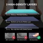 GymCope Large Exercise Mat for Home Workout, - Image 4