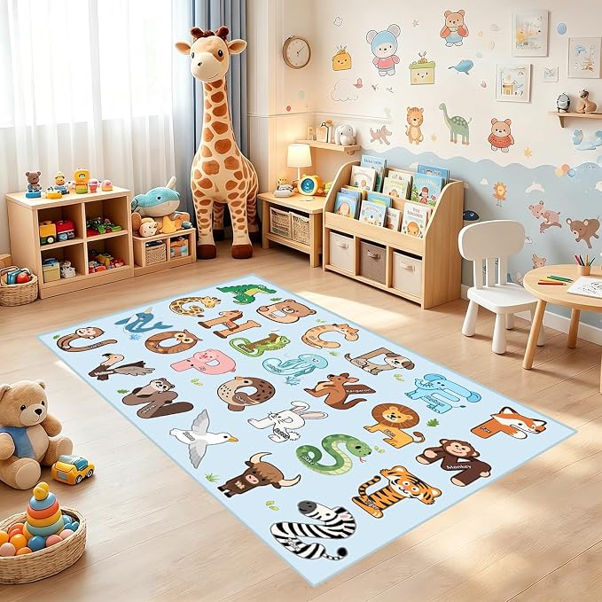 Kids Rugs for Playroom by FTBNIQWRHN