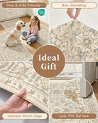 Madane 2-Piece Kitchen Runner Rug Set, Small Area Rug Non-Slip Vintage Door Mat - Image 6