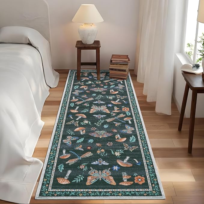 ROYHOME Mushroom Insect Rug 2x6 Runners - Image 3
