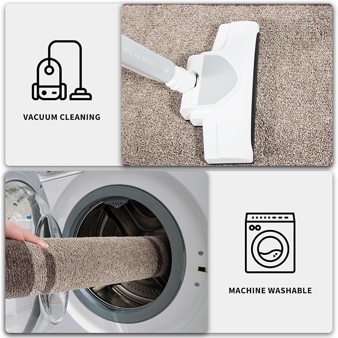 PURRUGS Dirt Trapping Door Mat 34" x 60", Non-Slip Machine Washable Entryway Rug - Image 7