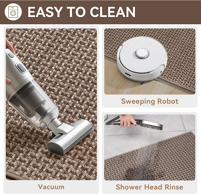 YDKGL Door Mat 17x30, Door Mat Indoor Entrance Dirt Resistant and Absorbent - Image 5