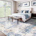 XLUEZ 10x12 Area Rug for Living Room, Washable Modern Abstract Large Area Rug - Image 4