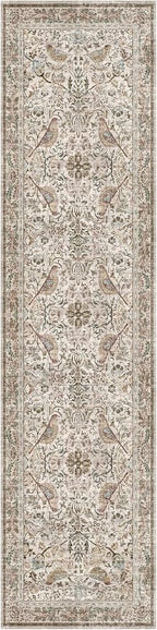 Hazo Haus Boho Moss 2'6"x10' Long Hallway Runner Rug - Image 3