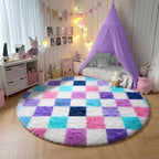 KICMOR Purple Rainbow Round Rugs 5ft - Image 9