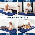 OLANLY Memory Foam Long Bathroom Rugs Runner 47x20, Super Soft Absorbent Bath - Image 9