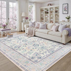 DCX Purple Floral 8x10 Area Rugs - Image 3