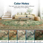 Lessymo Washable Area Rug for Living Room, 8x10 Large Rugs - Image 9