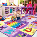 Kids Rugs for Playroom Bedroom Classroom Nursery, Non-Slip and Washable Rugs - Image 6